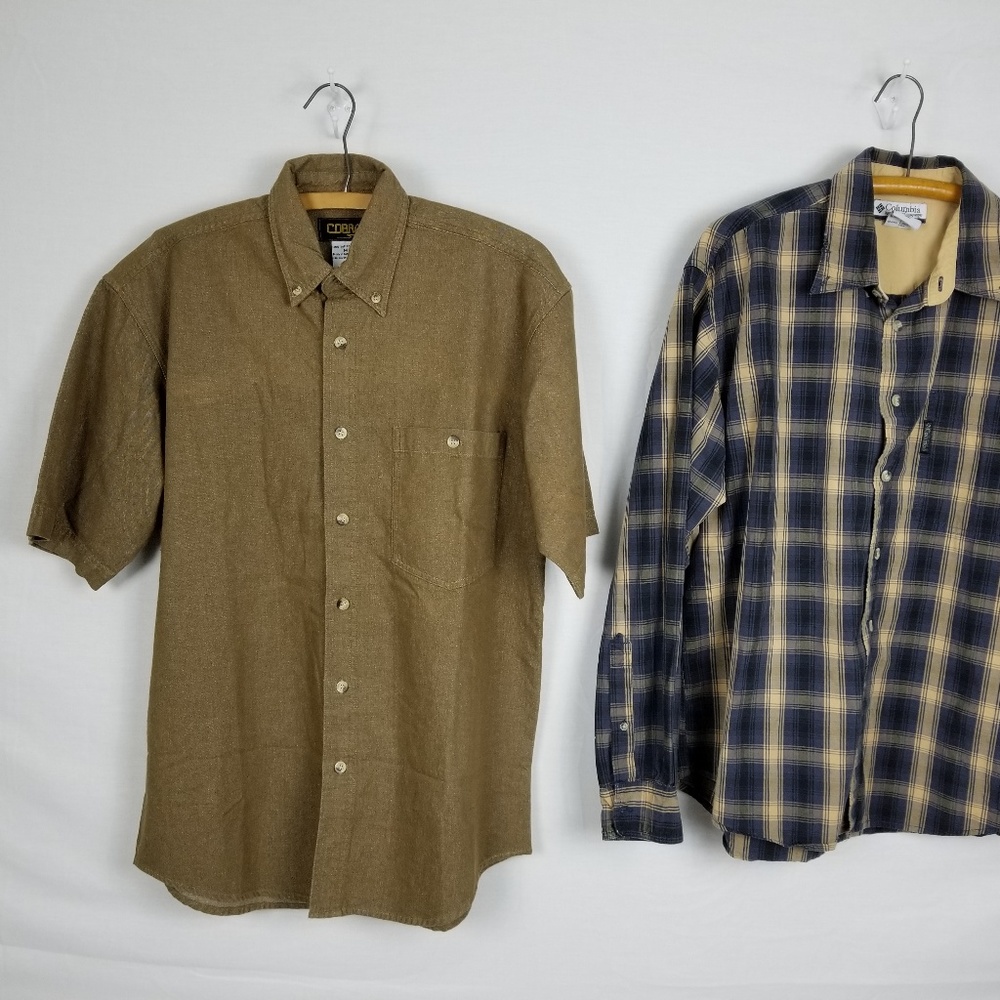Cobra brand men's button down shirt